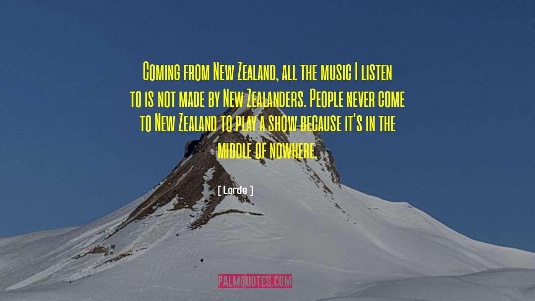 New Zealand Biography quotes by Lorde