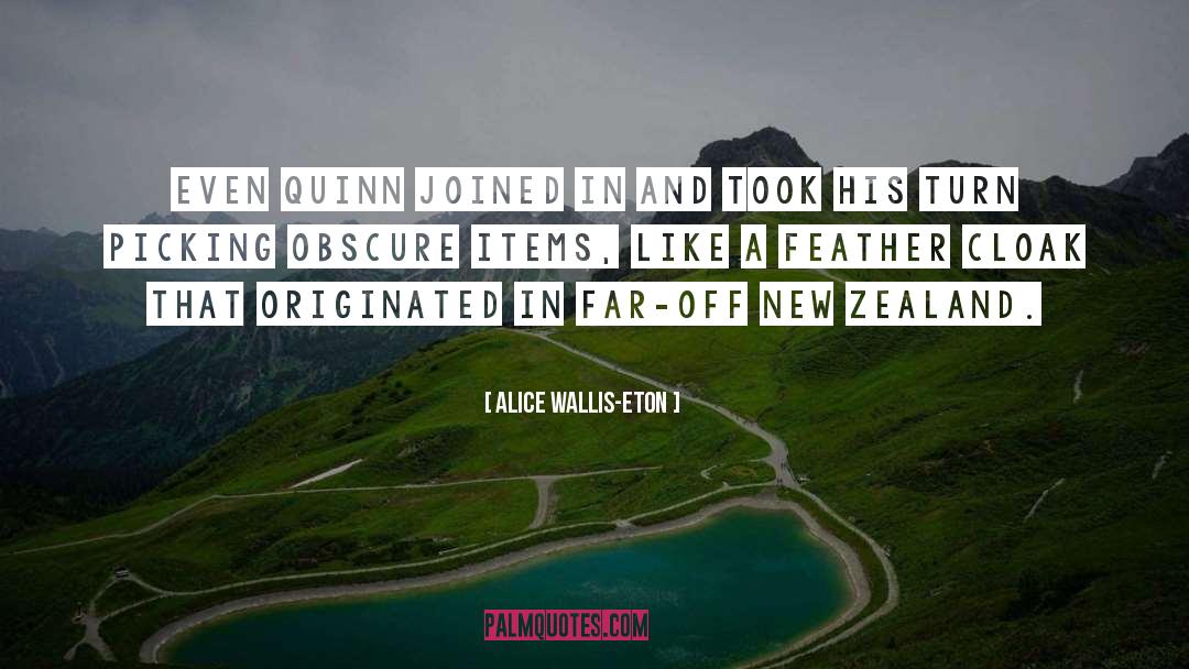 New Zealand Painter quotes by Alice Wallis-Eton