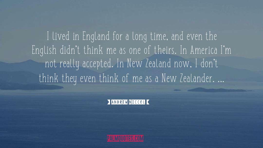 New Zealand Romance quotes by Andrew Niccol