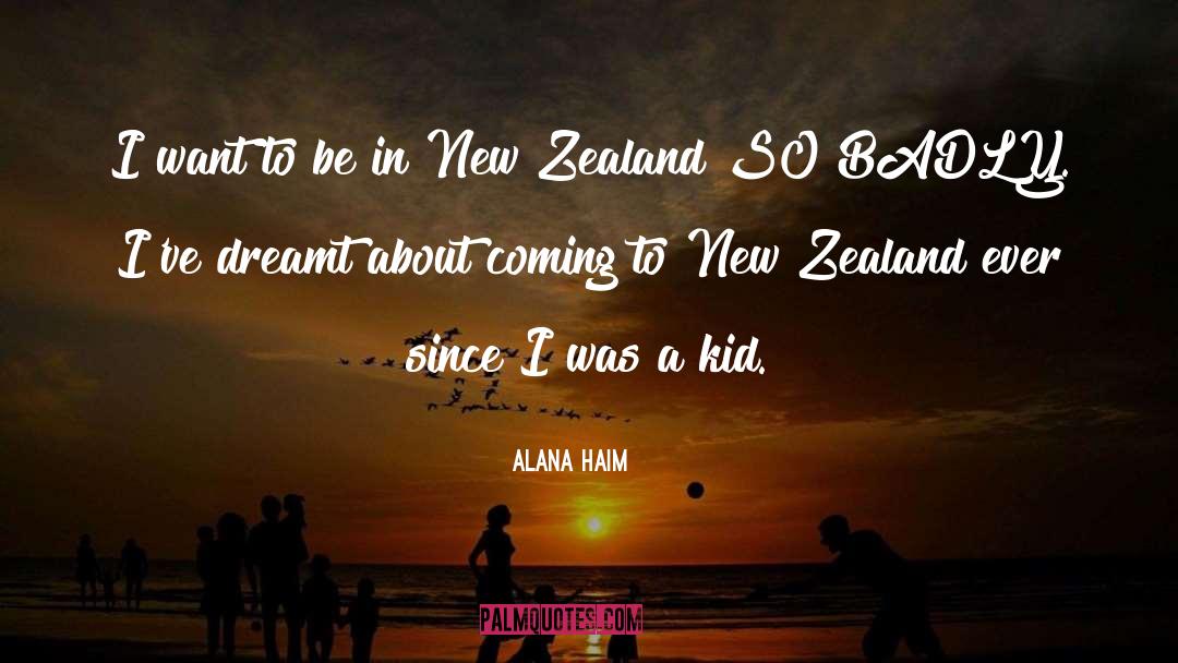 New Zealand Romance quotes by Alana Haim