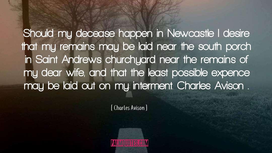 Newcastle quotes by Charles Avison