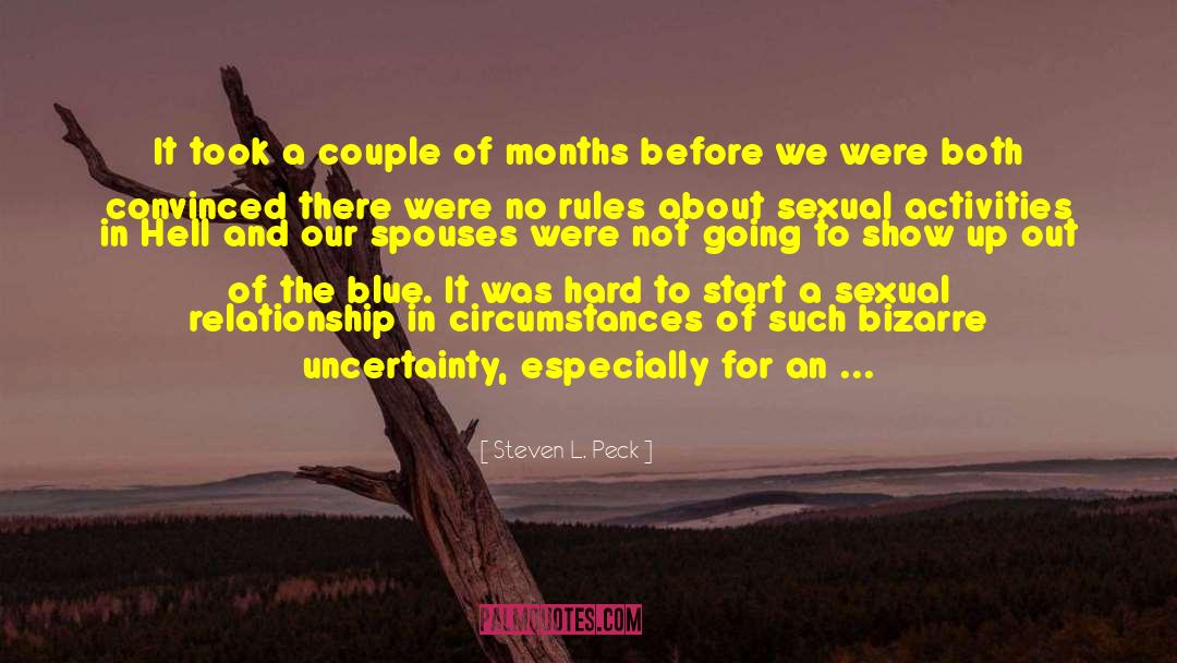 Newlyweds quotes by Steven L. Peck