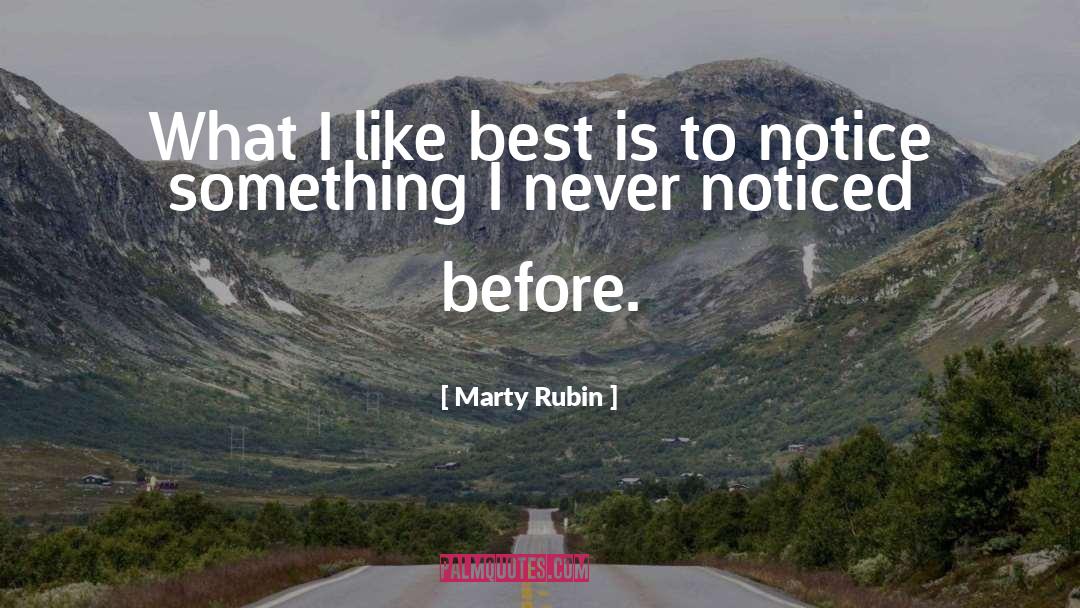 Newness quotes by Marty Rubin