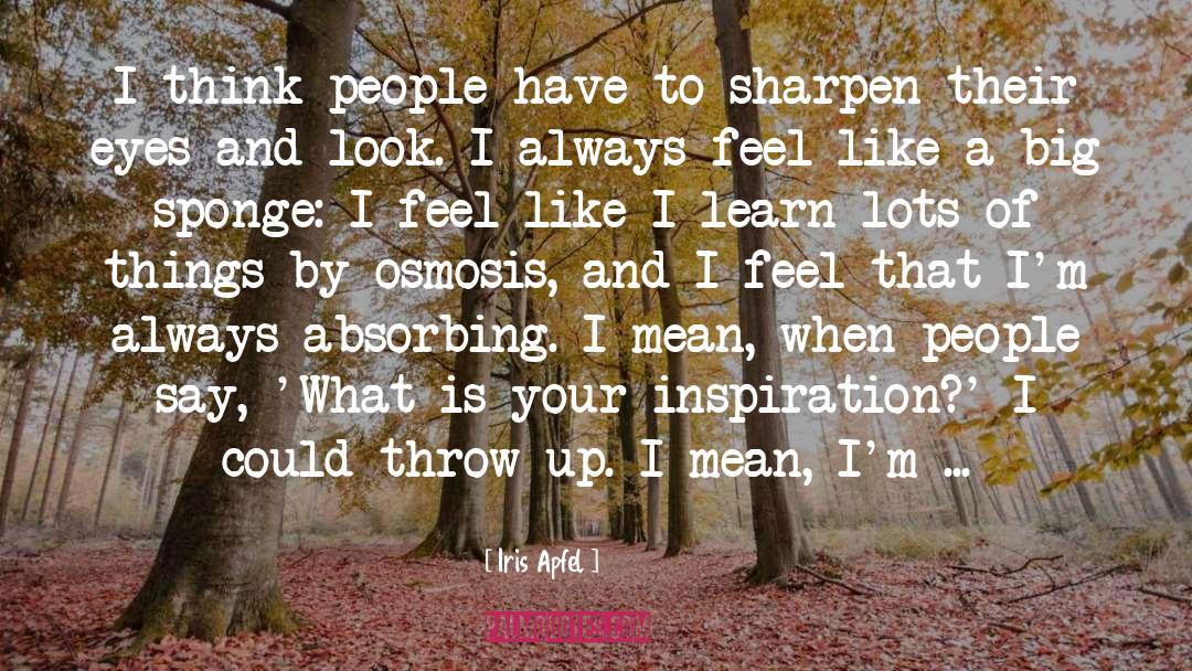 News Inspiration quotes by Iris Apfel