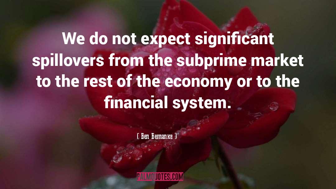Newsholme Financial Matawan quotes by Ben Bernanke
