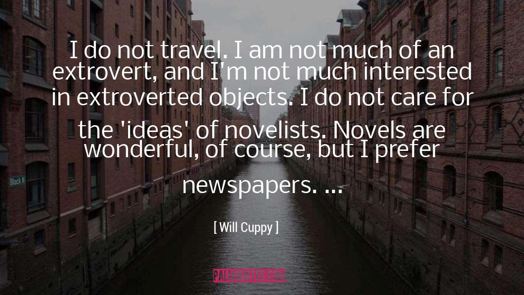 Newspapers quotes by Will Cuppy
