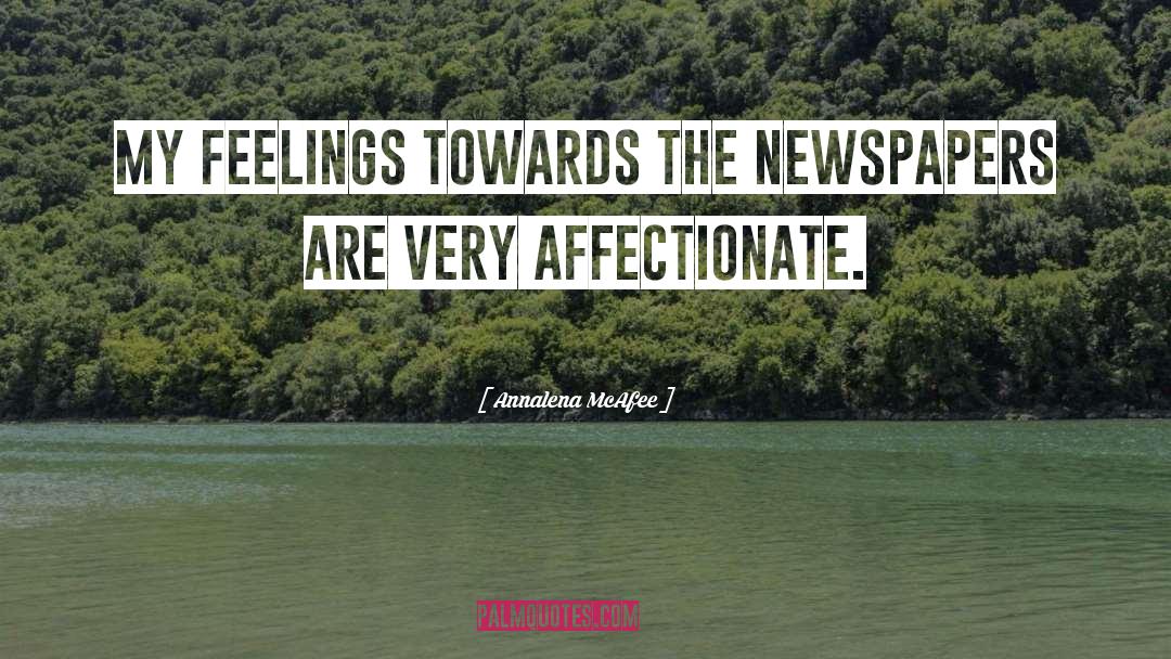 Newspapers quotes by Annalena McAfee