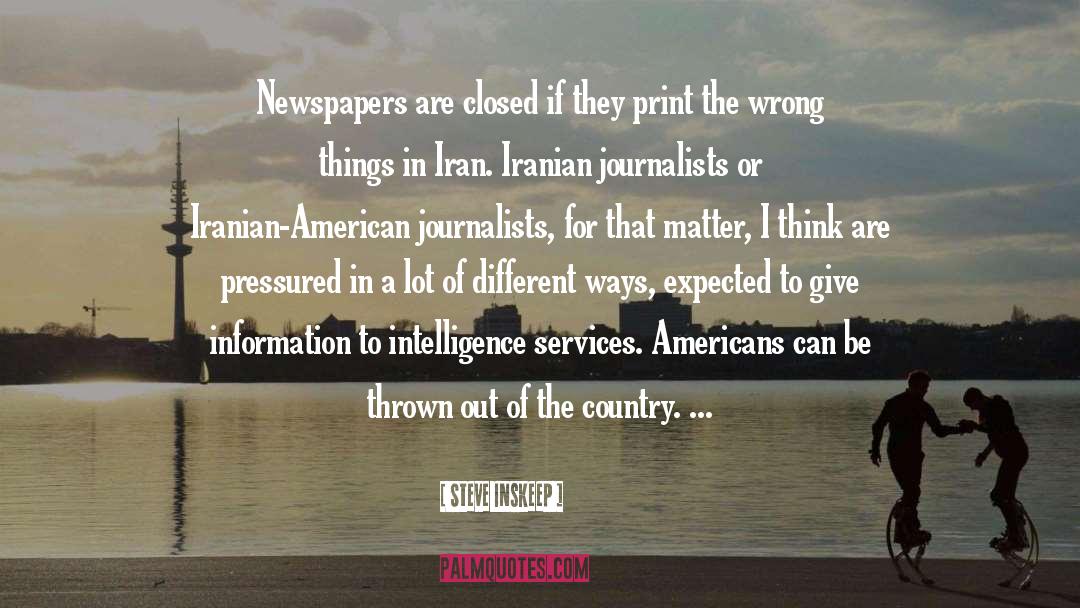 Newspapers quotes by Steve Inskeep