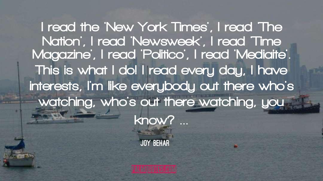 Newsweek quotes by Joy Behar