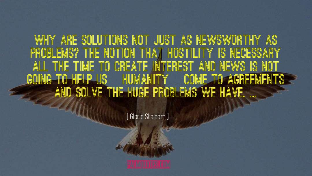 Newsworthy quotes by Gloria Steinem