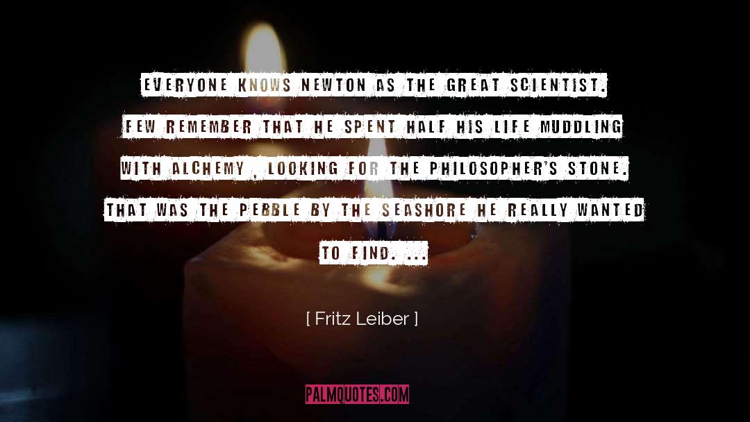 Newton quotes by Fritz Leiber