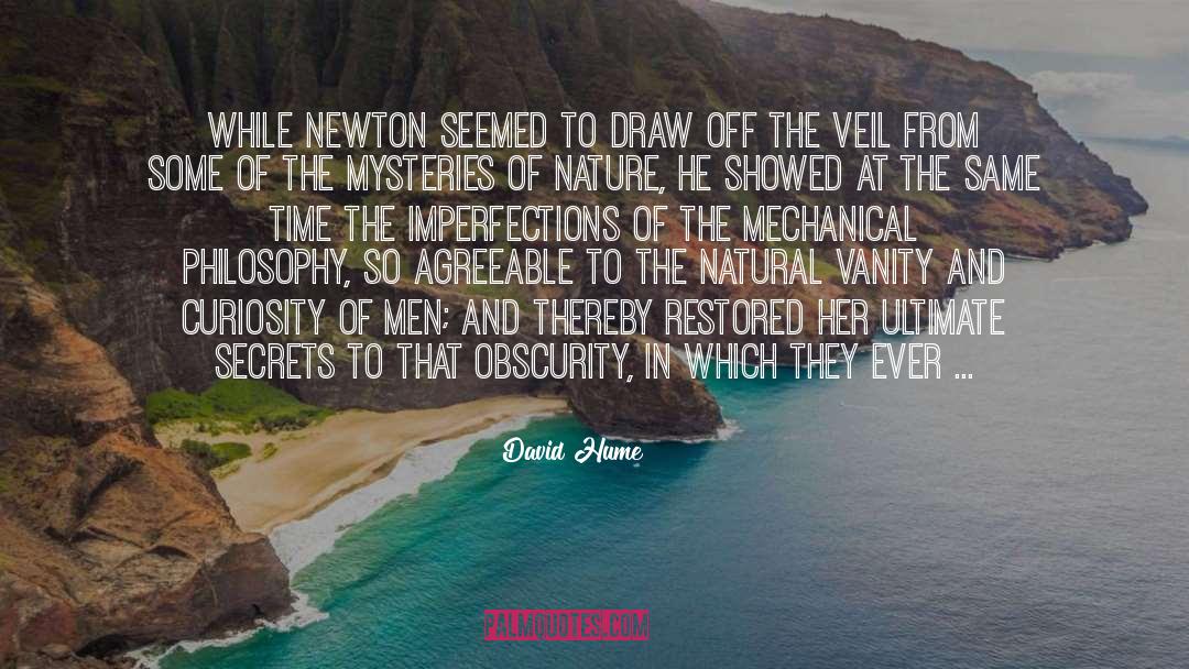 Newton quotes by David Hume