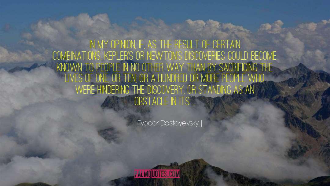 Newtons Law Of Motion quotes by Fyodor Dostoyevsky