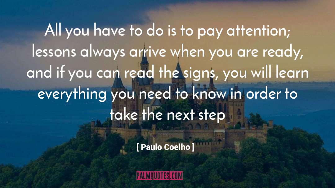 Next Step quotes by Paulo Coelho