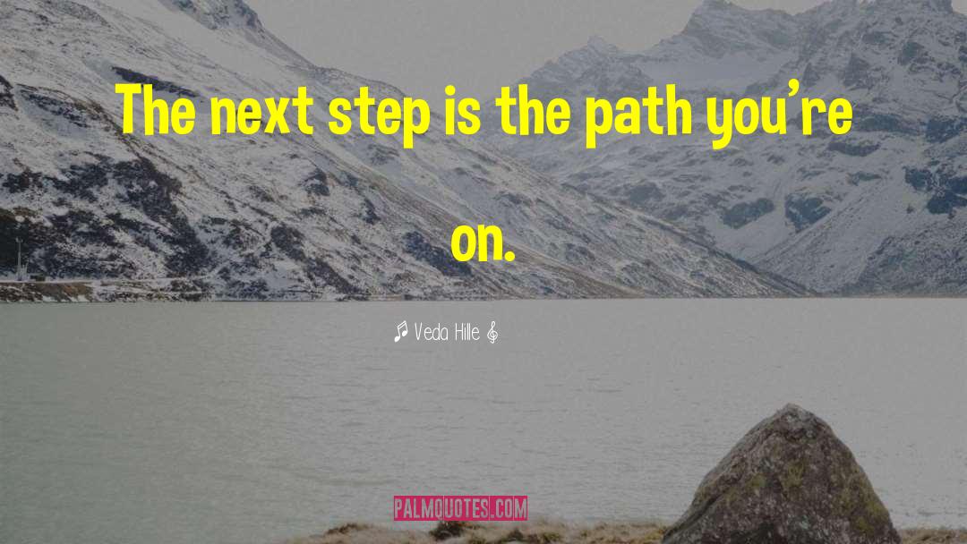 Next Steps quotes by Veda Hille