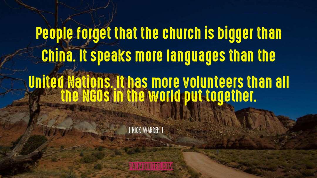 Ngos quotes by Rick Warren