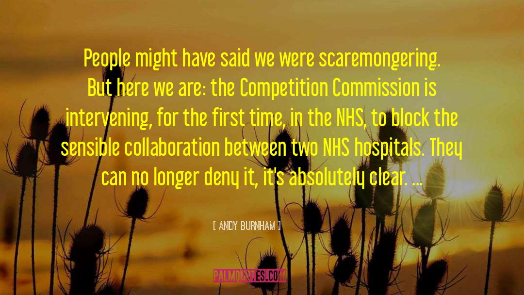 Nhs quotes by Andy Burnham