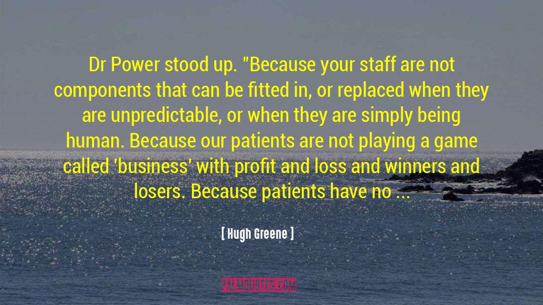 Nhs quotes by Hugh Greene