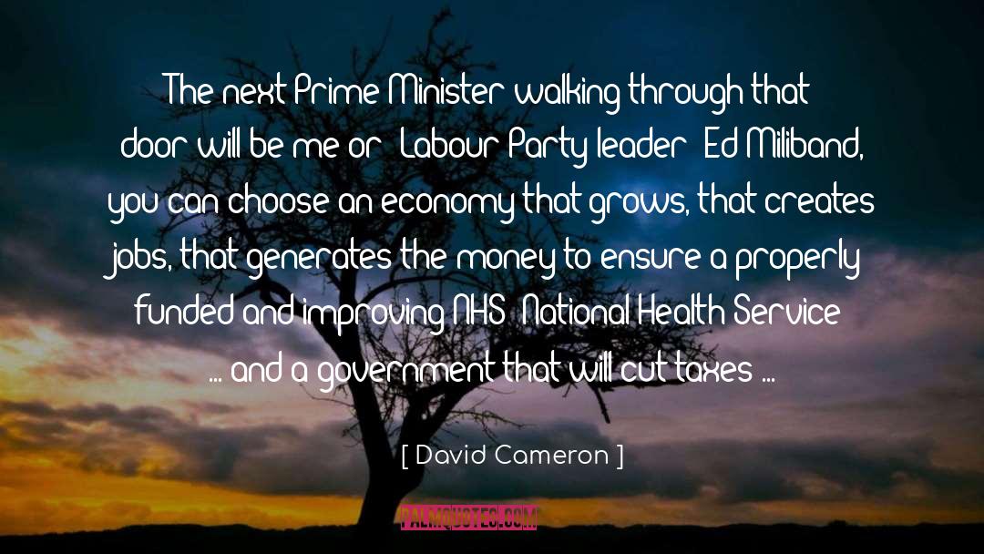 Nhs quotes by David Cameron