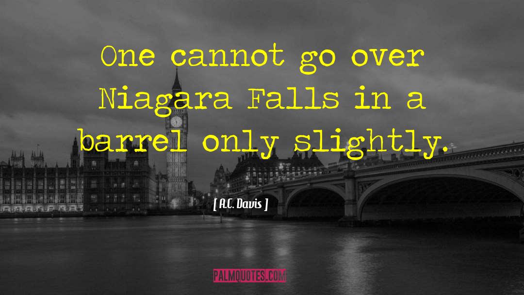Niagara Falls quotes by A.C. Davis