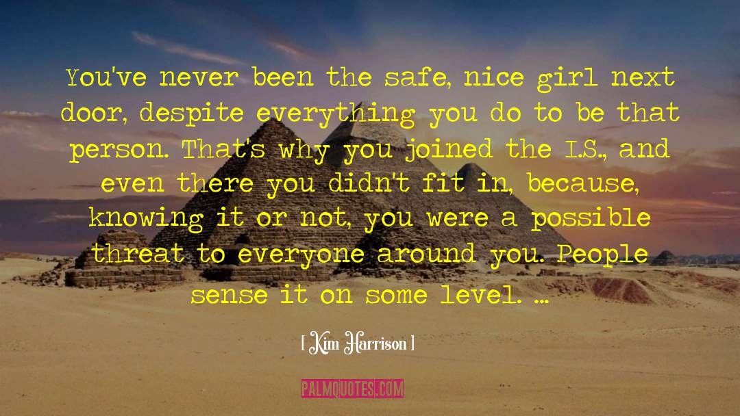 Nice Girl quotes by Kim Harrison