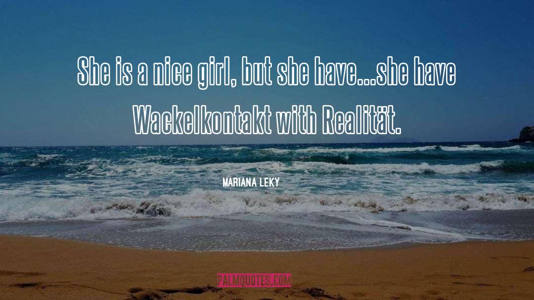 Nice Girl quotes by Mariana Leky