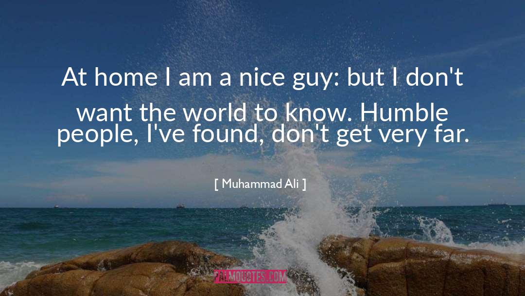 Nice Guy quotes by Muhammad Ali