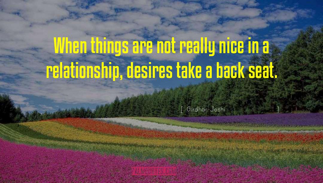 Nice Romantic quotes by Girdhar Joshi