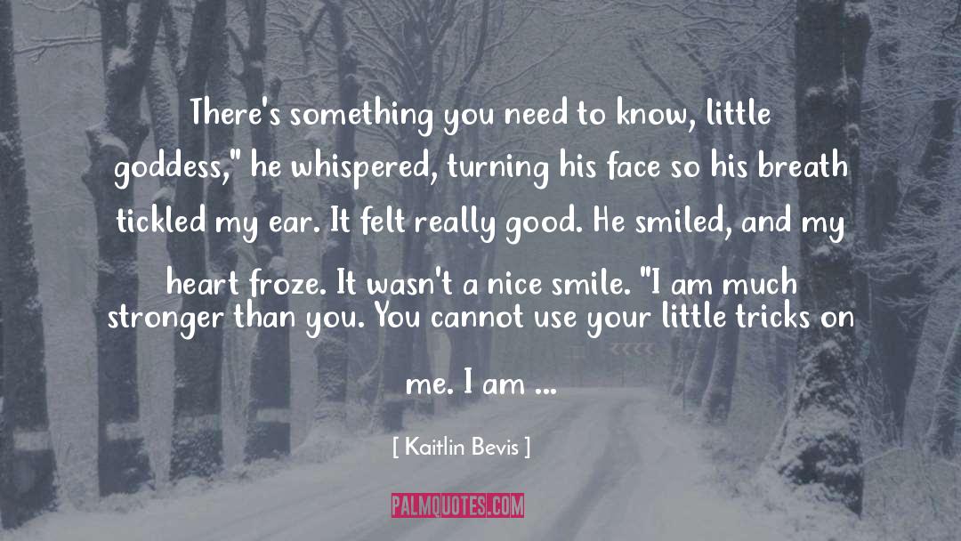 Nice Smile quotes by Kaitlin Bevis