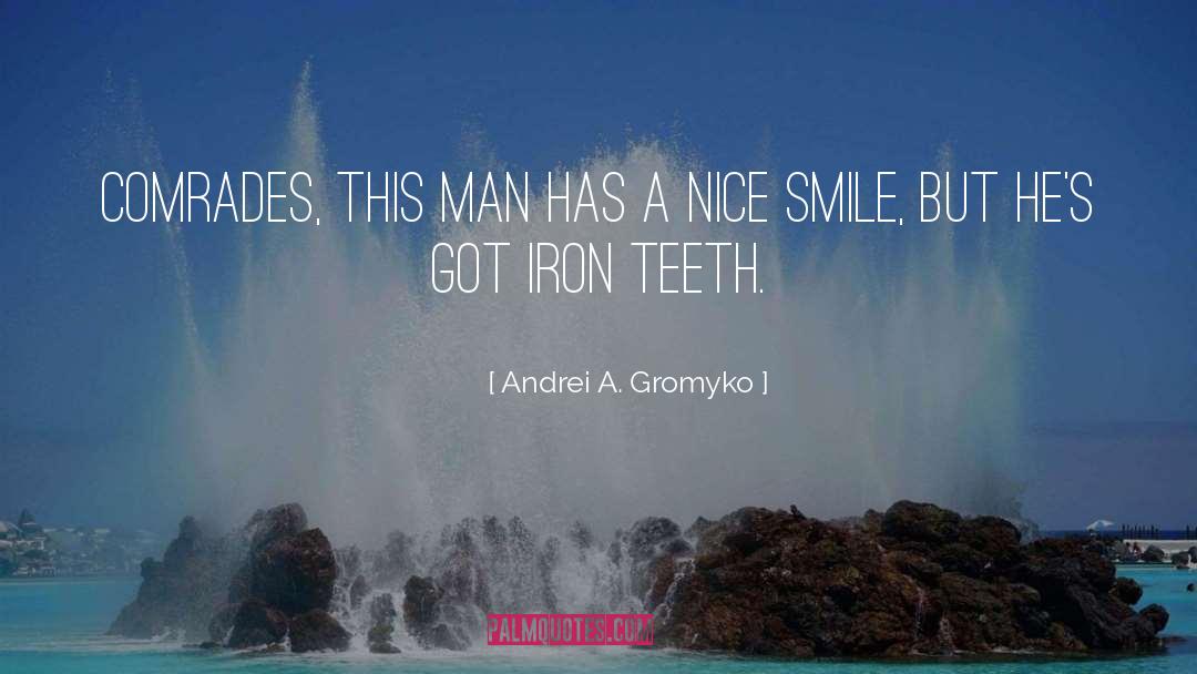 Nice Smile quotes by Andrei A. Gromyko