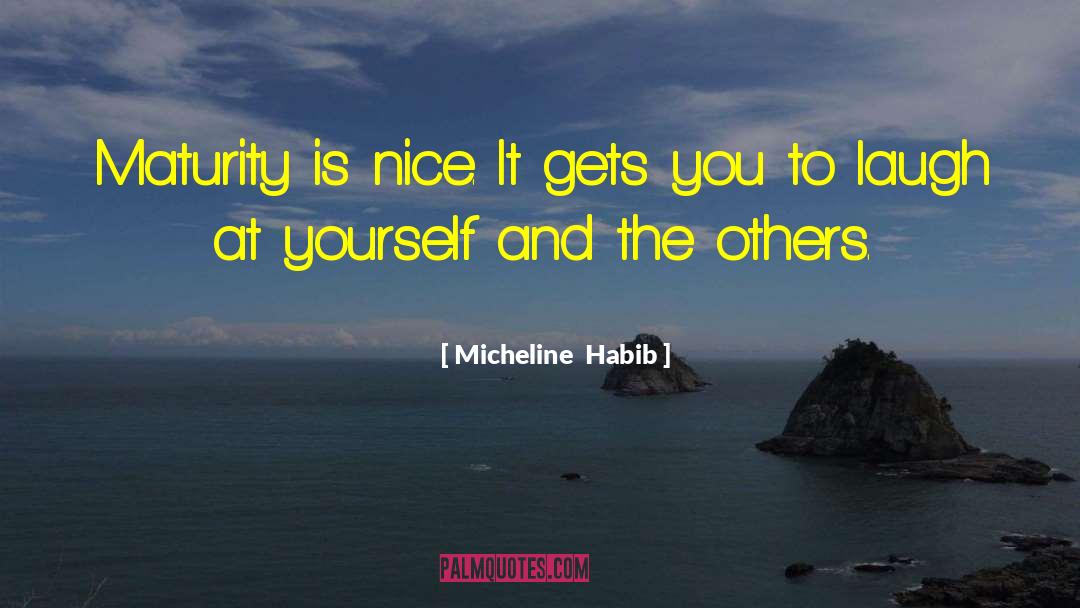 Nice Smile quotes by Micheline  Habib