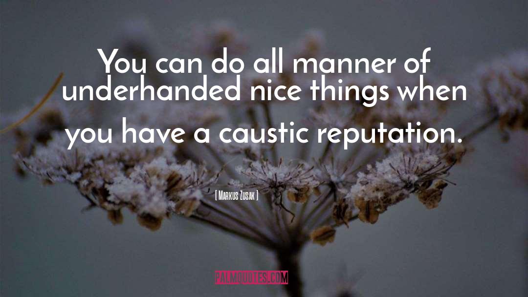 Nice Things quotes by Markus Zusak