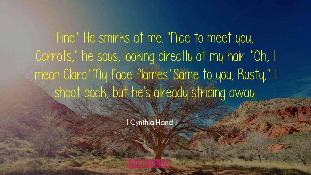 Nice To Meet You quotes by Cynthia Hand