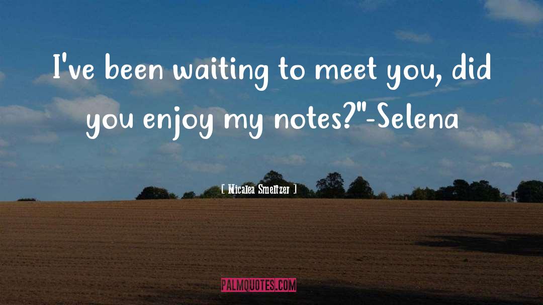 Nice To Meet You quotes by Micalea Smeltzer