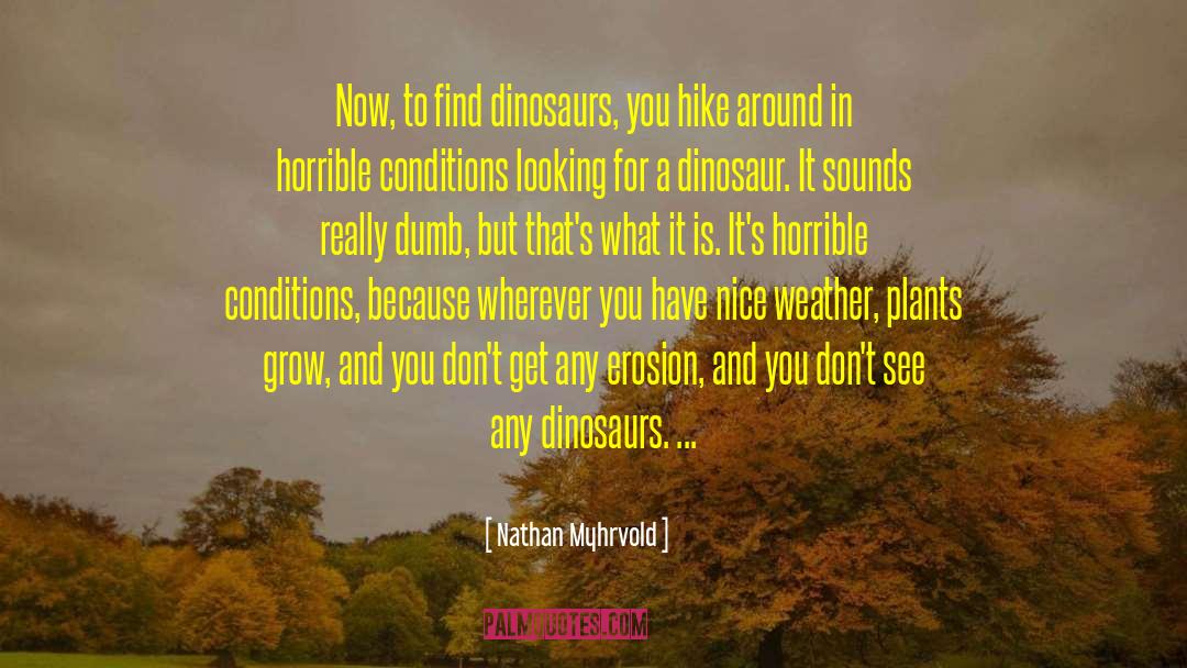 Nice Weather quotes by Nathan Myhrvold