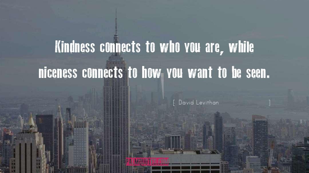 Niceness quotes by David Levithan