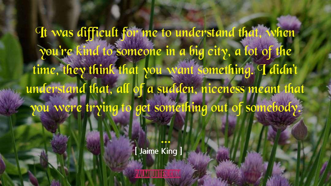 Niceness quotes by Jaime King