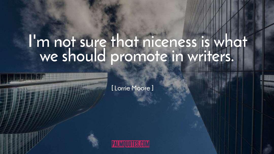 Niceness quotes by Lorrie Moore