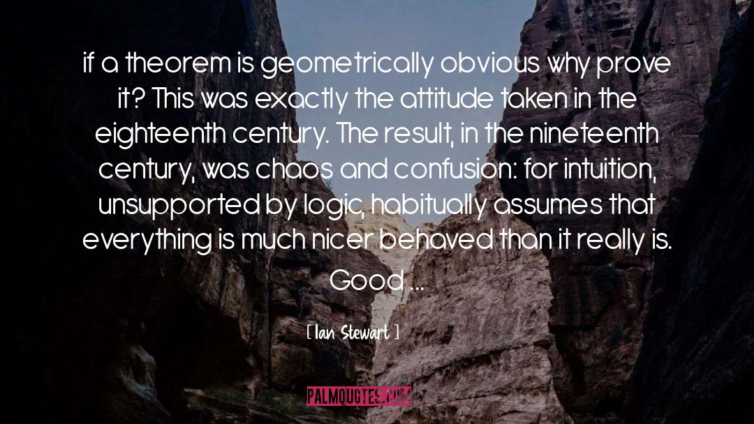 Nicer quotes by Ian Stewart