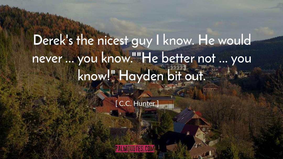 Nicest quotes by C.C. Hunter