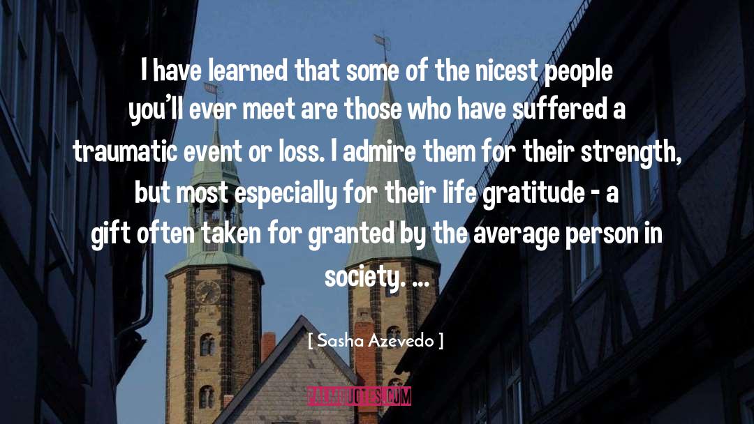 Nicest quotes by Sasha Azevedo