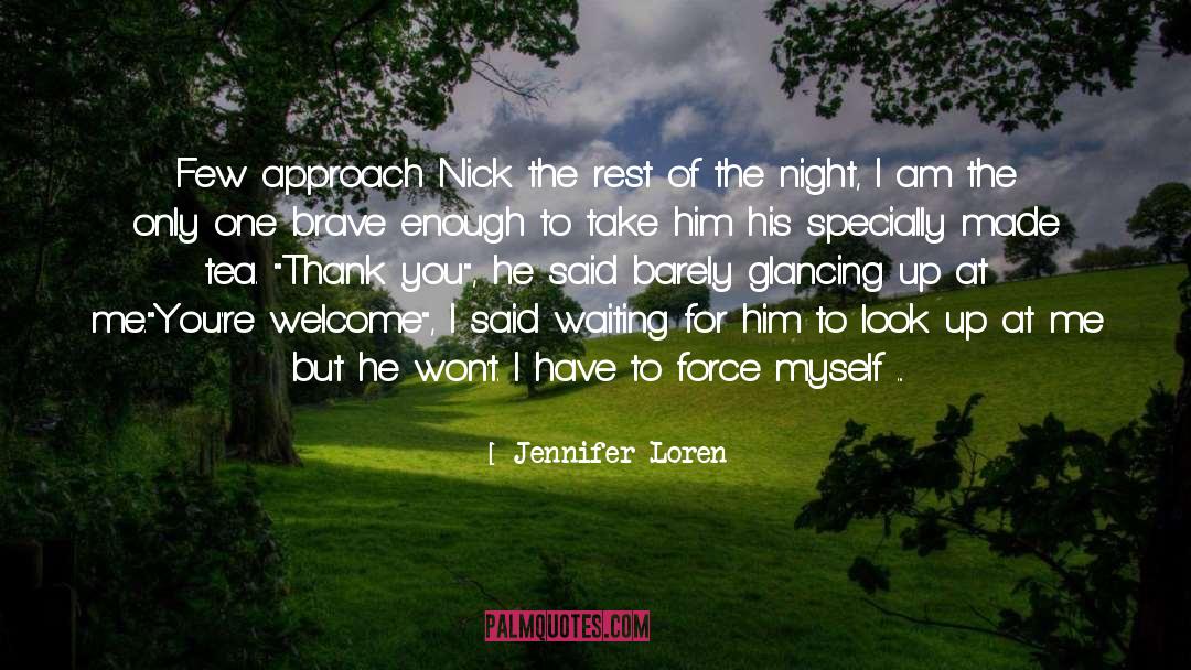 Nicholas Jayzon quotes by Jennifer Loren