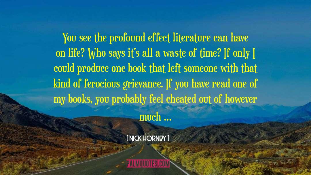 Nick Hornby quotes by Nick Hornby