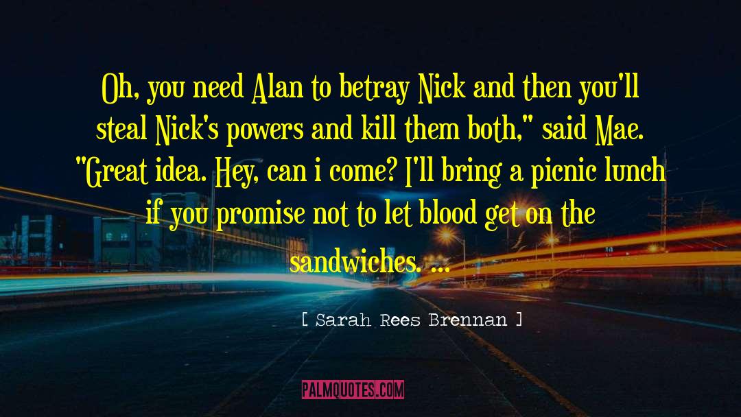 Nick Kygrios quotes by Sarah Rees Brennan