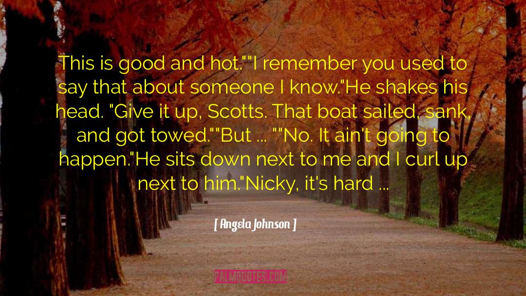 Nicky Hemmick quotes by Angela Johnson