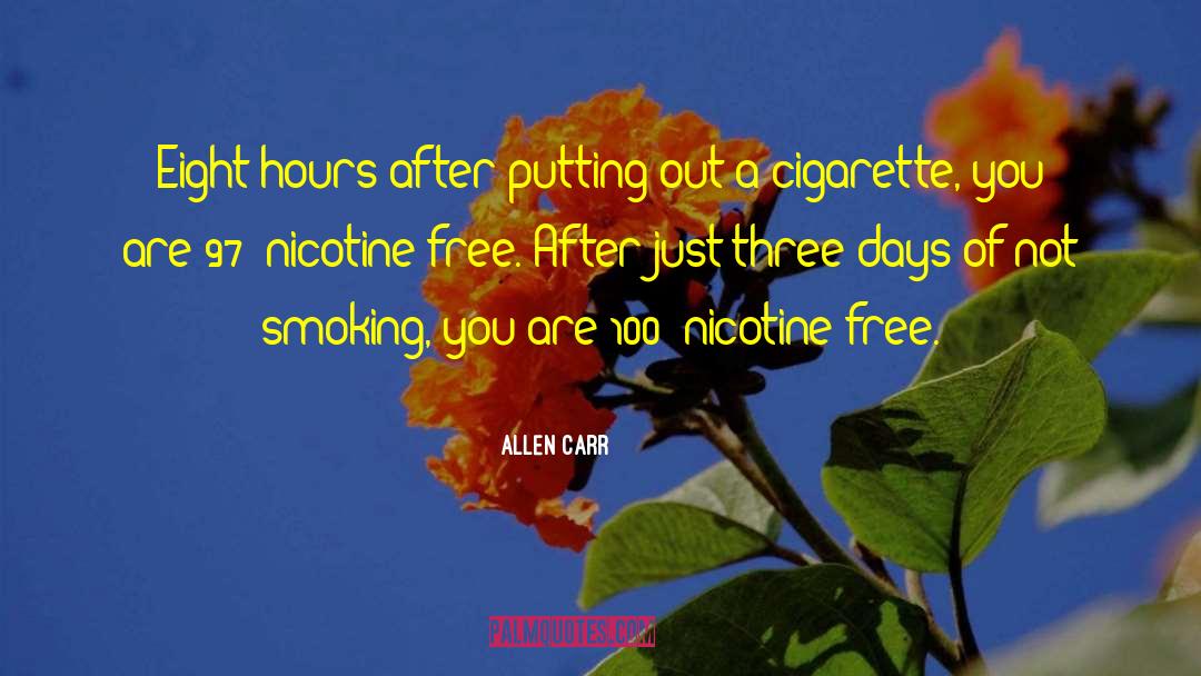 Nicotine quotes by Allen Carr