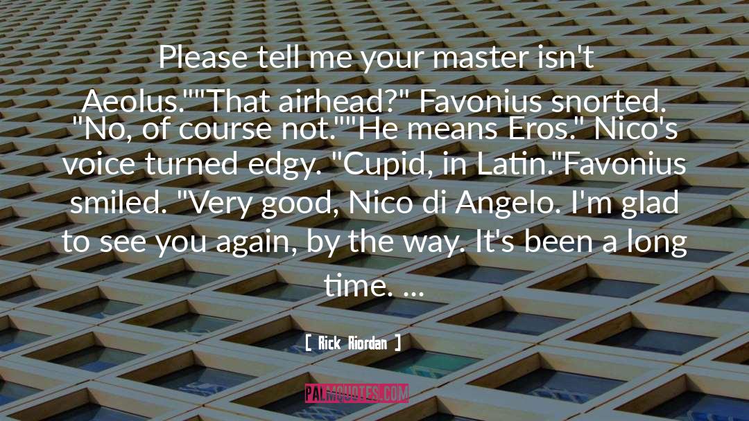 Nido Di Angelo quotes by Rick Riordan