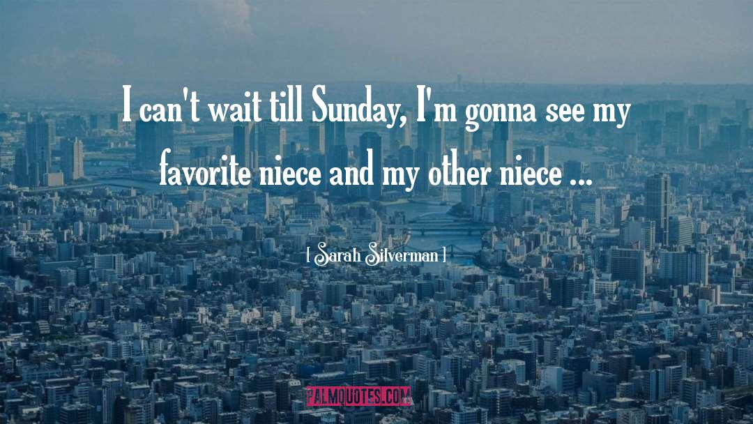 Niece quotes by Sarah Silverman