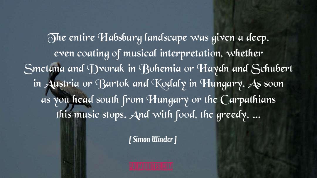 Niehorster Hungary quotes by Simon Winder