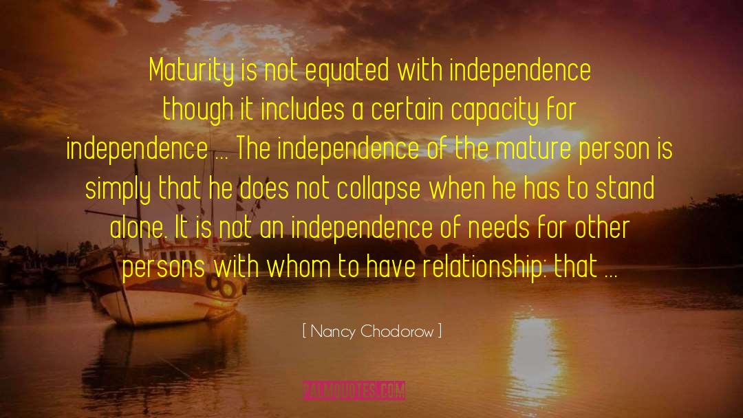 Nigeria Independence quotes by Nancy Chodorow
